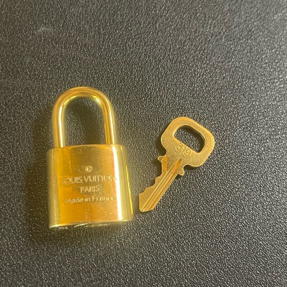 Louis Vuitton Gold Padlock with Key #319 - Picture 2 of 4